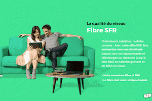 Red by SFR propose la fibre à 1 Gbit/s pour 20 euros par mois "à vie"