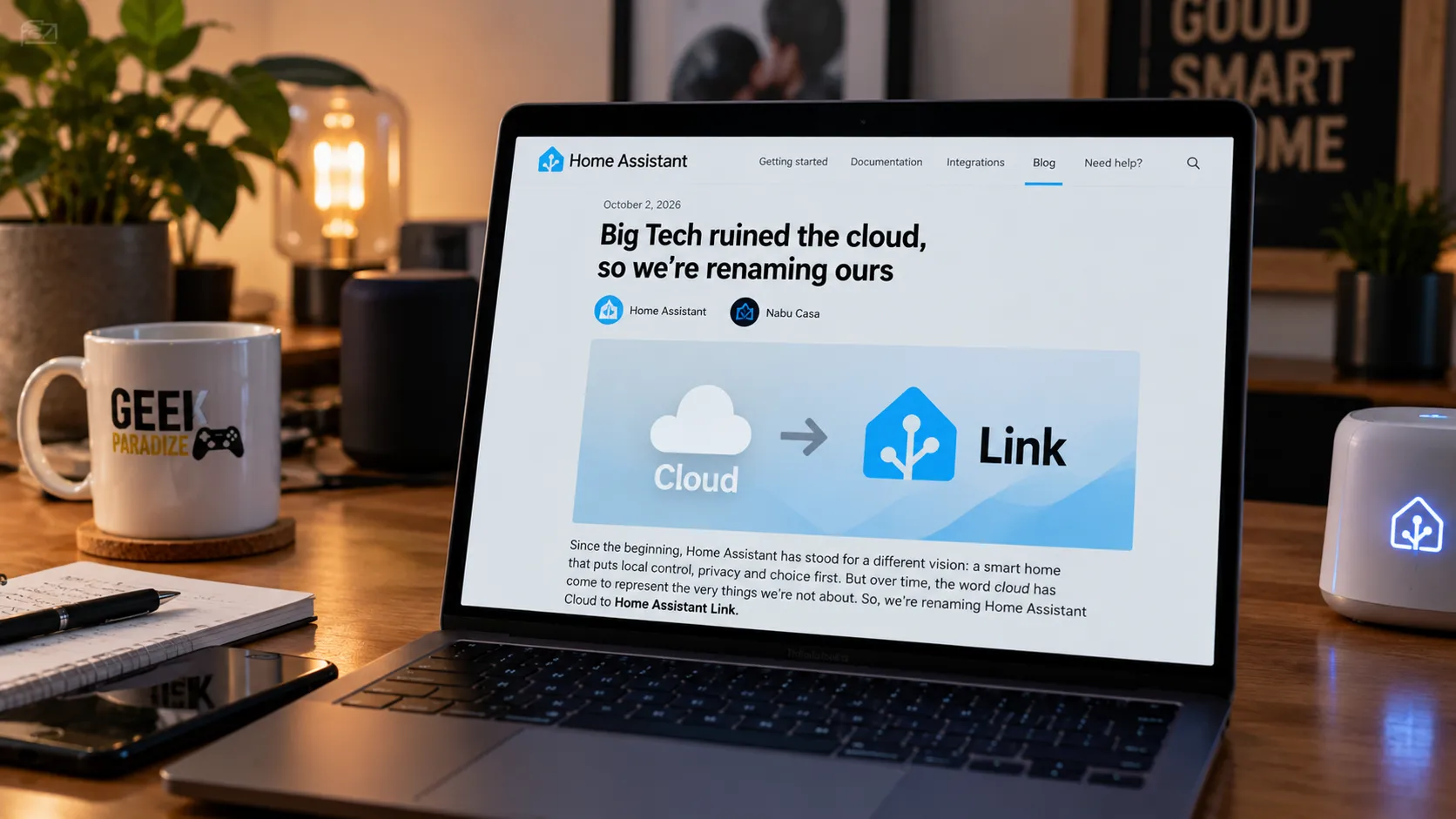Home Assistant vire le mot « cloud » : son service devient Link, et ce n’est pas qu’un rebranding