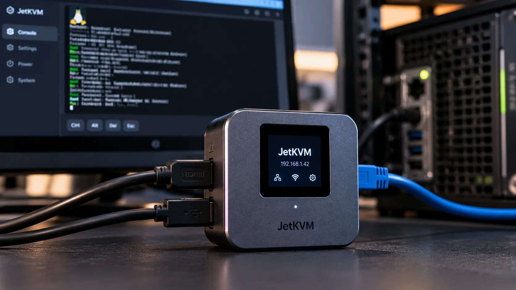 JetKVM Mini : le KVM-over-IP à 39 dollars qui abandonne Linux pour un ESP32
