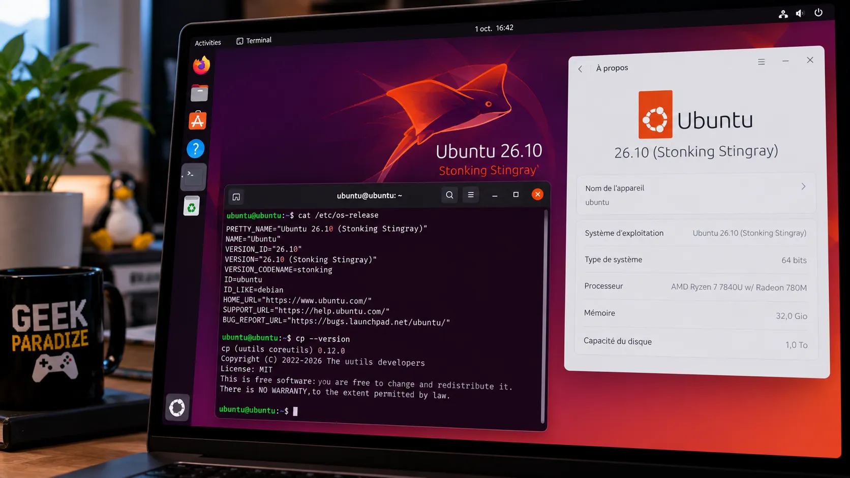 Ubuntu 26.10 passe ses commandes système à Rust : cp, mv et même rm changent de moteur