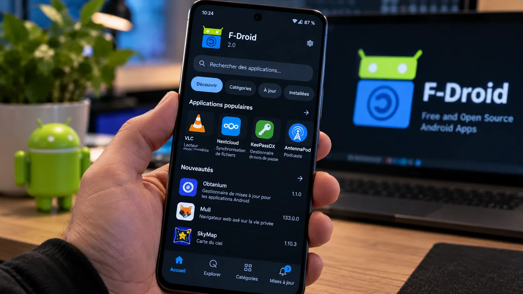 F-Droid 2.0 : le magasin Android open source fait sa révolution au moment où Google resserre le sideloading
