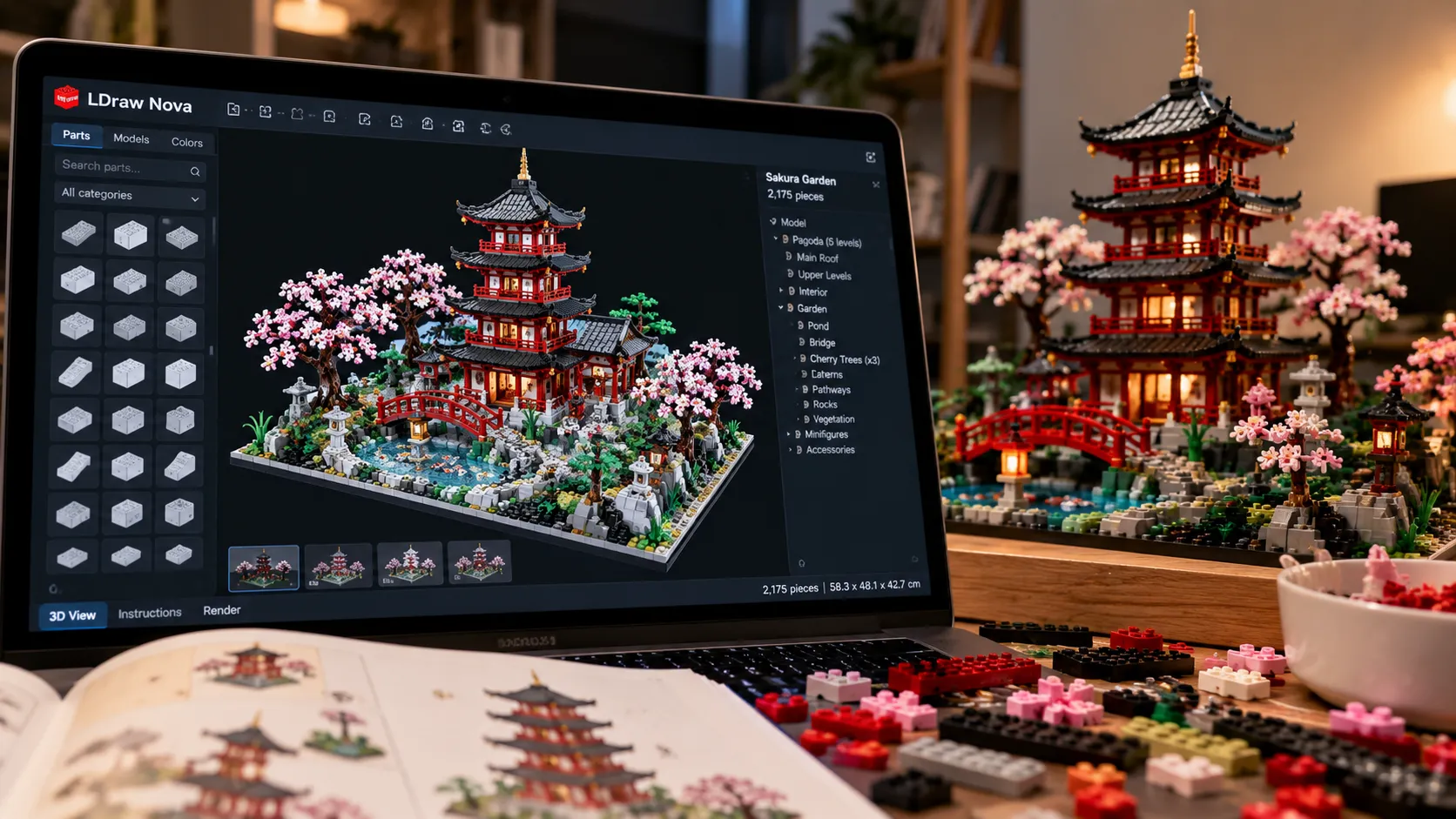 LDraw Nova : cette IA open source dessine des LEGO de 2 000 pièces… mais personne ne les a encore construits