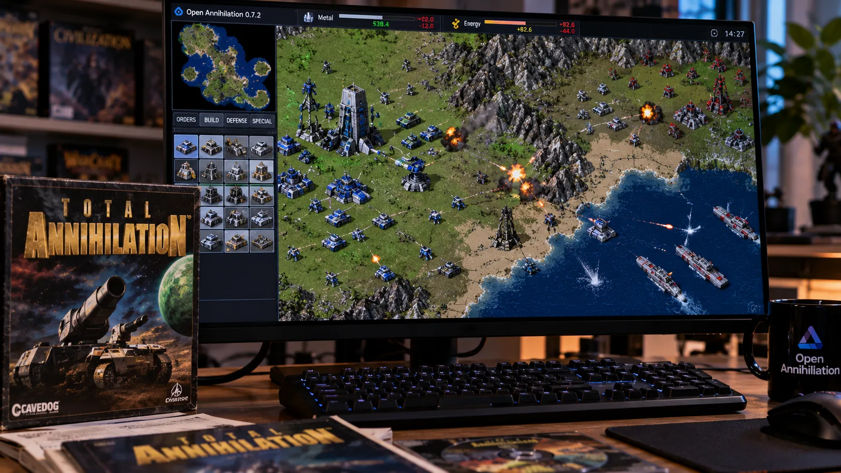 Open Annihilation ressuscite Total Annihilation : le RTS de 1997 tourne maintenant en 8K, à 120 FPS… et même sur Raspberry Pi