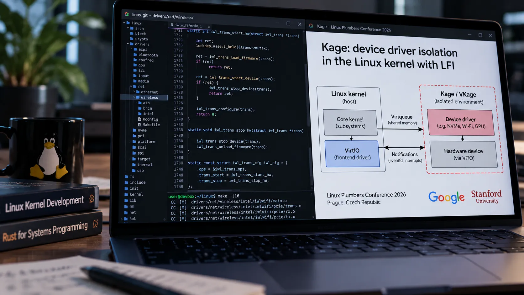 Kage : Google veut mettre les pilotes Linux en cage avant qu’un bug n’emporte tout le noyau