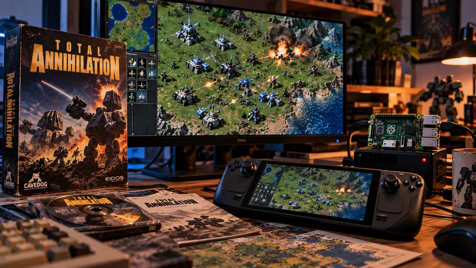 Open Annihilation 0.7.2 : Total Annihilation ressuscite en open source, jusque sur Raspberry Pi