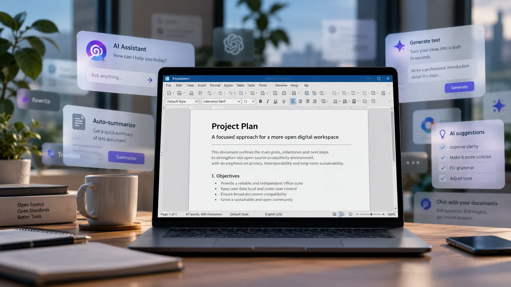 LibreOffice fait du « no AI » une fonctionnalité : le logiciel sans assistant devient-il un luxe ?