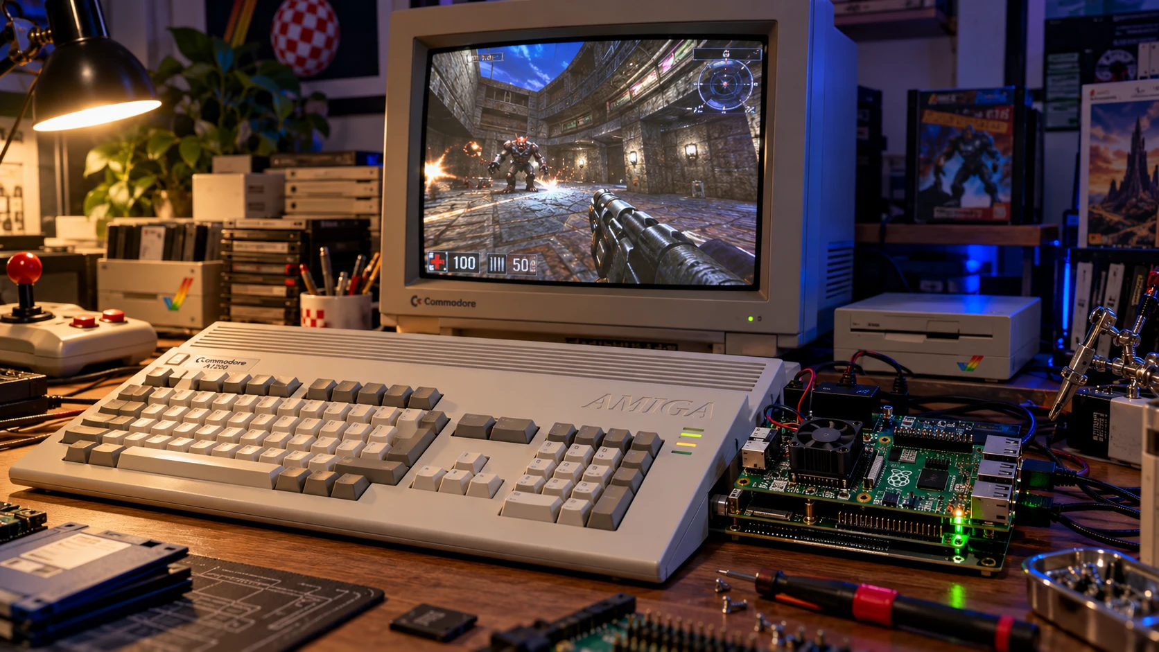 PiStorm3D est sorti : quand un Raspberry Pi transforme un vieil Amiga en petite machine 3D