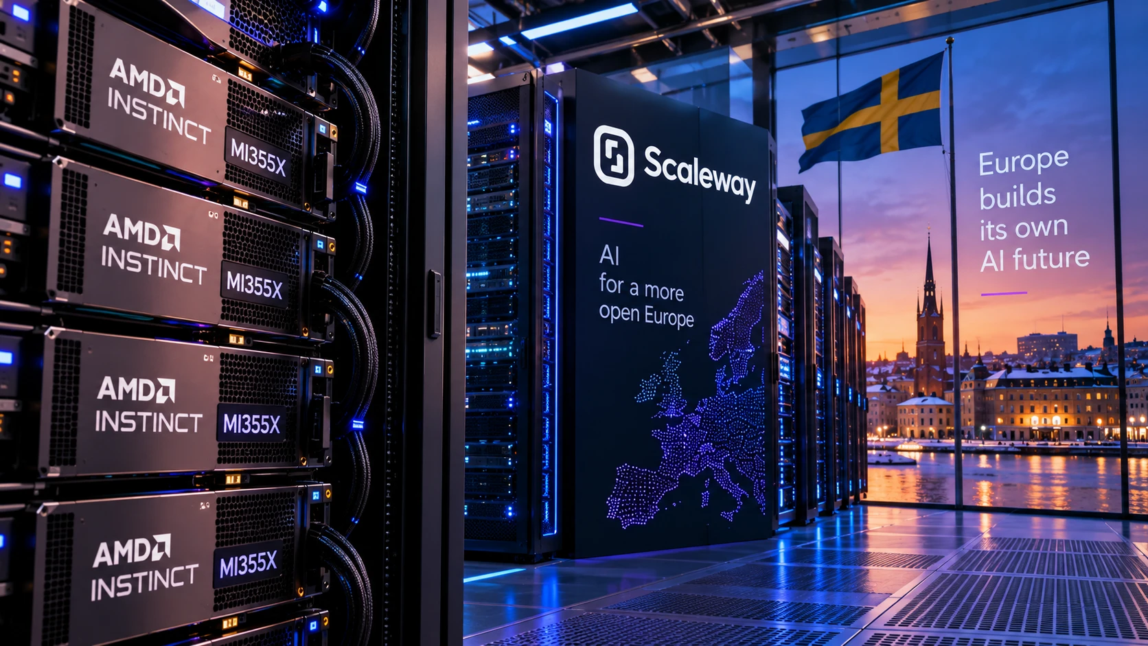 Scaleway construit un supercalculateur AMD en Suède : l’Europe cherche enfin un plan B à CUDA