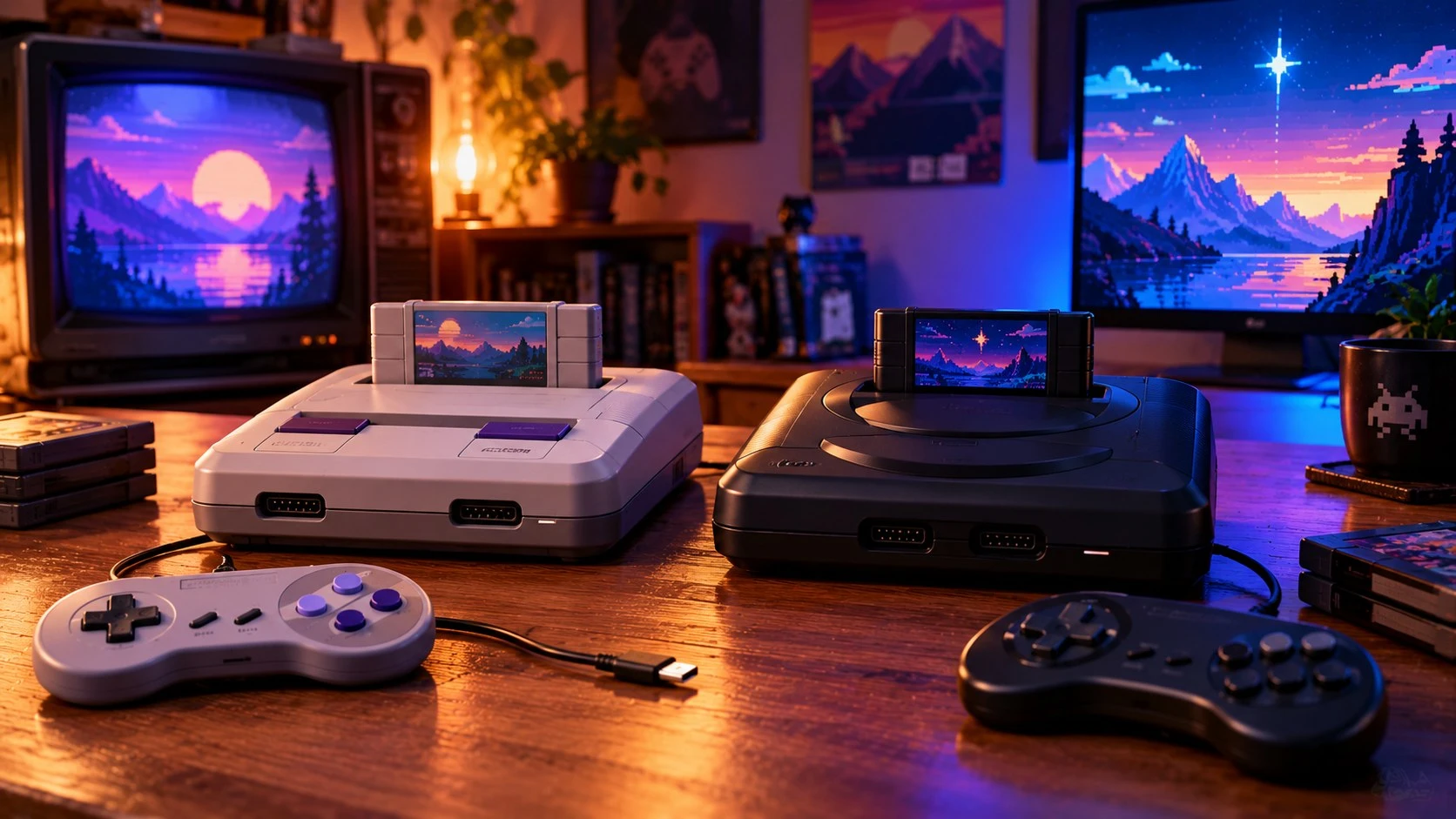 Analogue ressuscite la Super Nintendo et la Mega Drive : deux consoles 16 bits modernisées, mais pas données