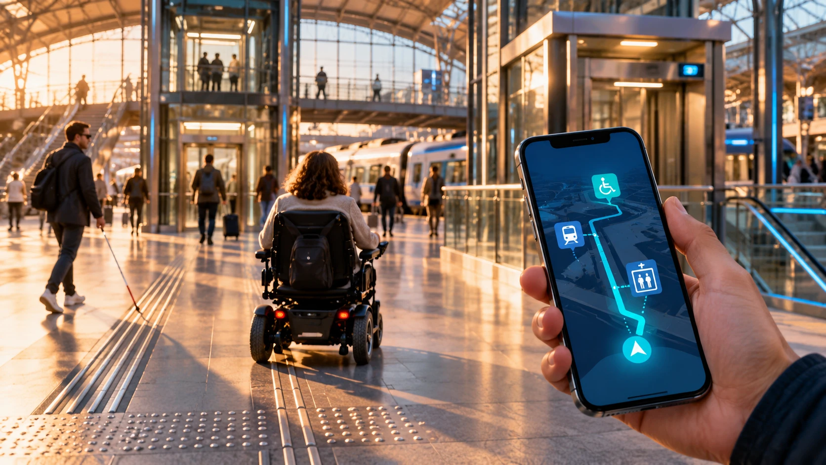 Ezymob : cette appli française veut rendre les trajets accessibles, de la gare jusqu'au musée