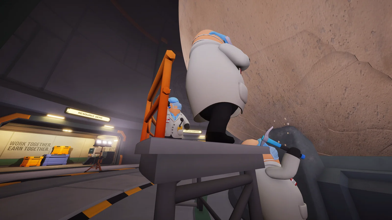 Le travail en coopération - Capture officielle du jeu