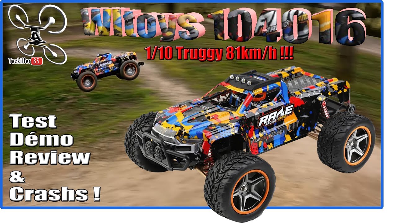 Wltoys 104016 Truggy 1/10 – Bash & Crash – Résultat du concours !