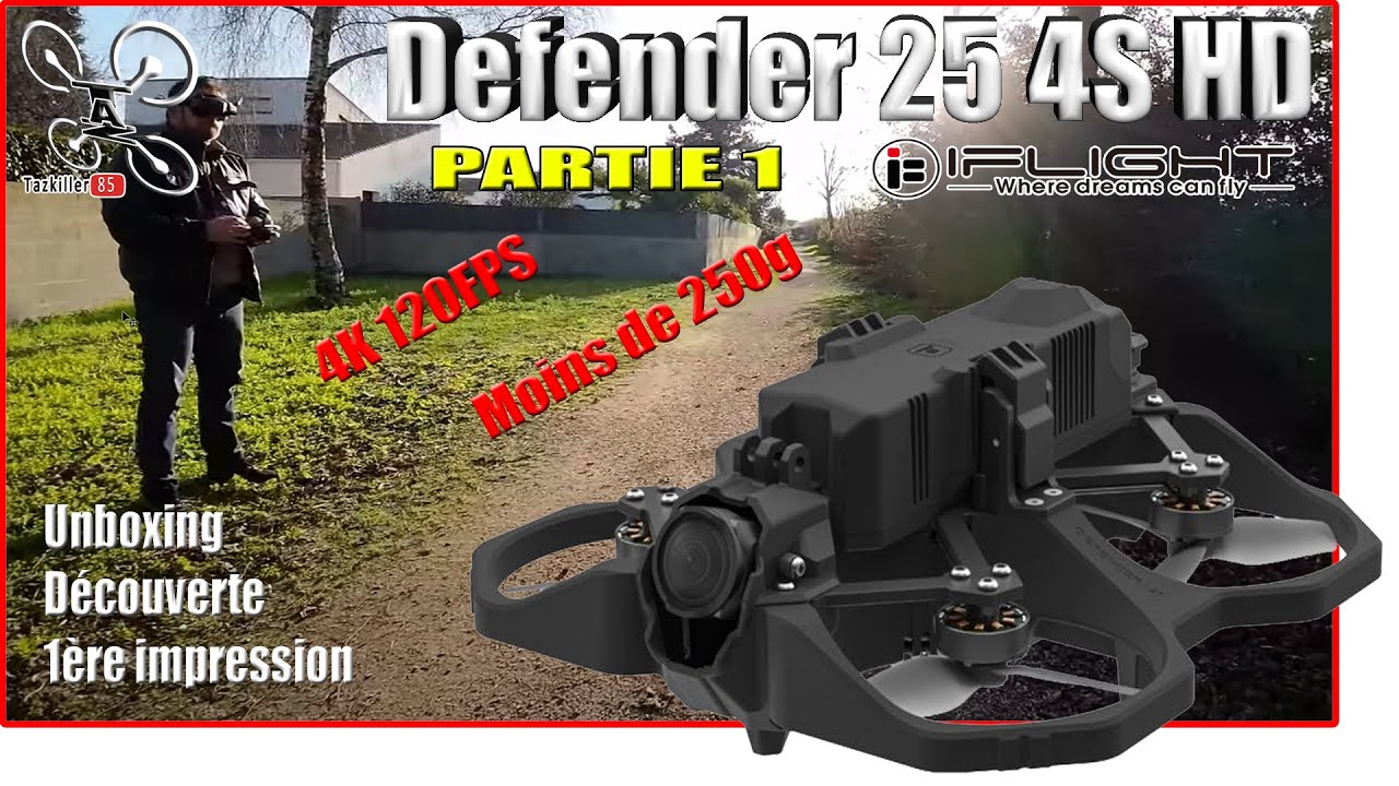 iFlight Defender 25 4S HD – Unboxing & Description – Nos premières impressions !