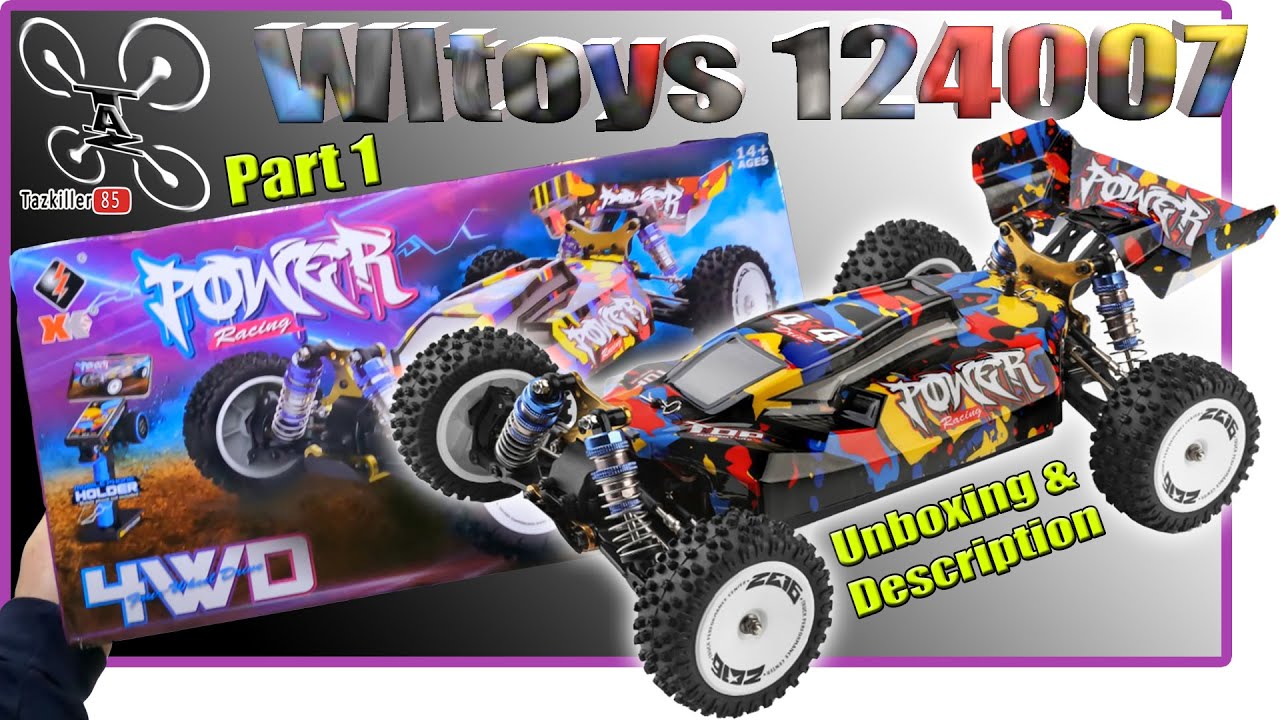 WLTOYS 124007  1/12 Buggy Brushless – Unboxing & Description – Résultat du concours !