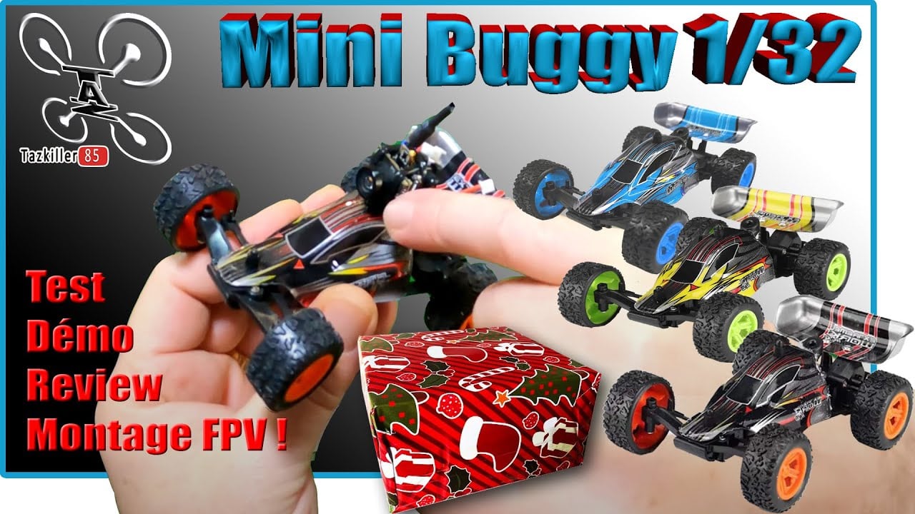 Mini Buggy 1/32 deux Bombinettes à prix canon – Review Test Démo – Mini FPV indoor !
