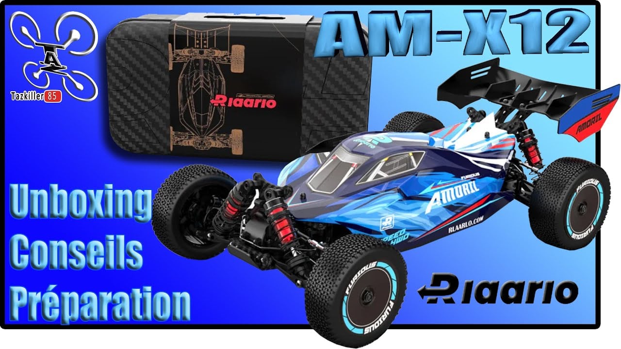 RLAARLO AM-X12 Buggy 1/12 – Unboxing, prépa, conseils – 100km/h MAX ?