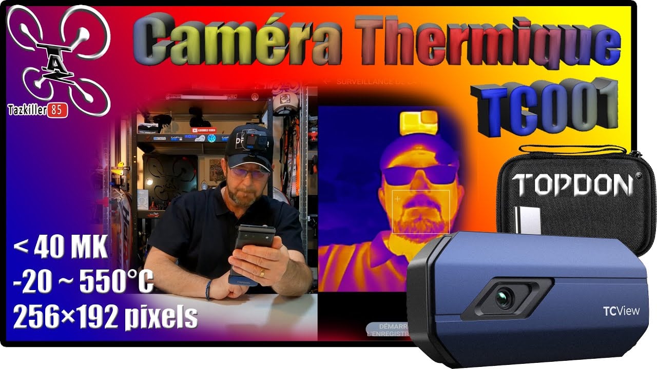 TC001 TOPDON Caméra thermique smartphone & PC – Review Test Démo – Impressionnante !