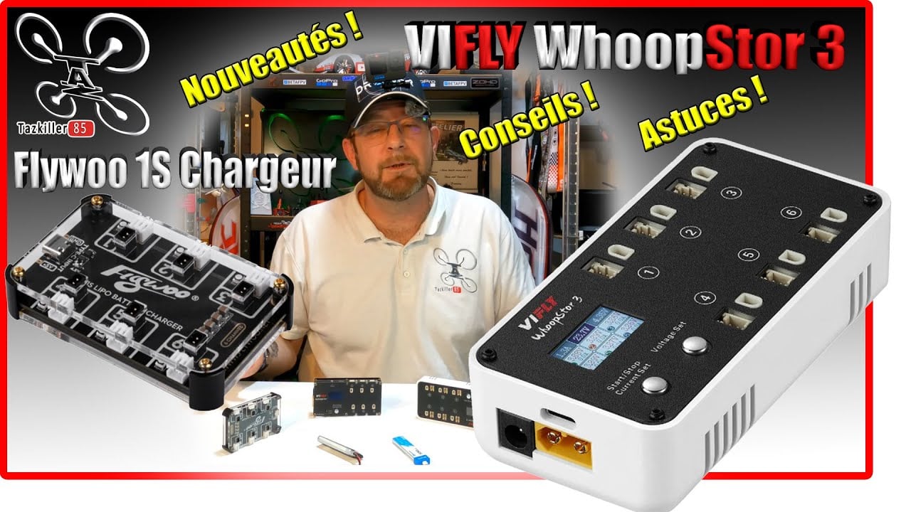 WhoopStore 3 et FLYWOO 1S chargeur – Conseils & Infos – Résultat du concours !