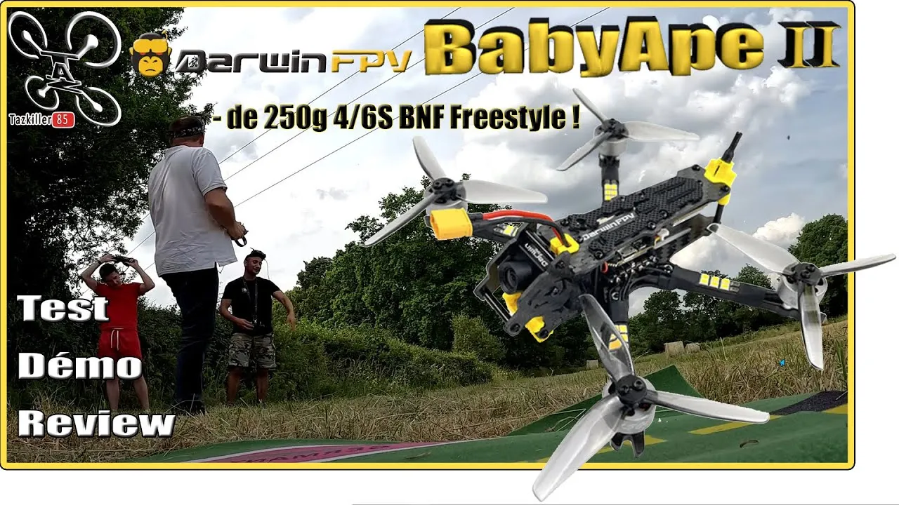 BABYAPE II DarwinFPV – Review Test Démo – Bonne progression !