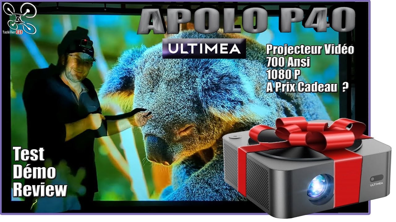 Ultimea APOLLO P40 Projecteur Vidéo – Review Test Démo – Bonne chance !