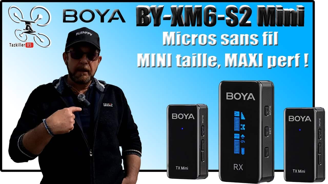 Micro sans fil BOYA BY-XM6-S2 Mini – Review Test Démo – bonnes Perfs et discrets !