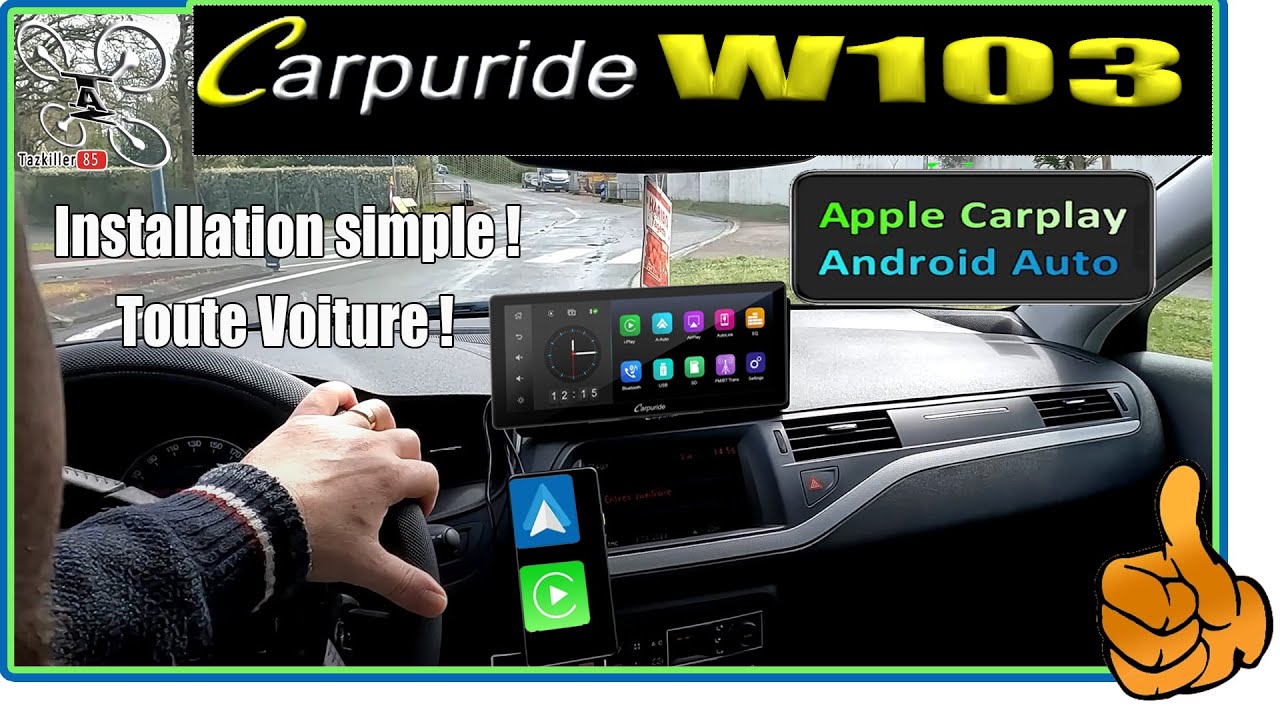 Android Auto et CarPlay sans fil, Carpuride W103, Modernisez votre voiture / Résultat du CONCOURS !