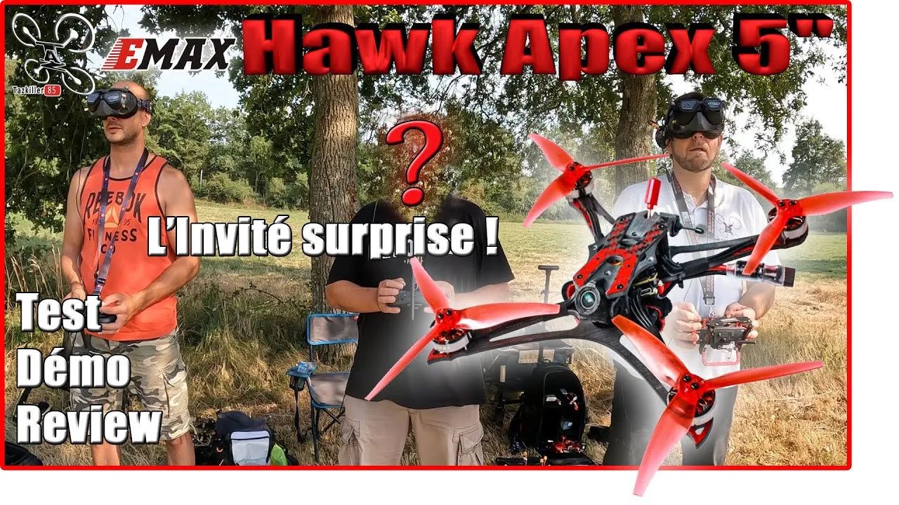 EMAX Hawk APEX 5″ HD ZERO – Review Test Démo – L’INVITÉ SURPRISE !!!
