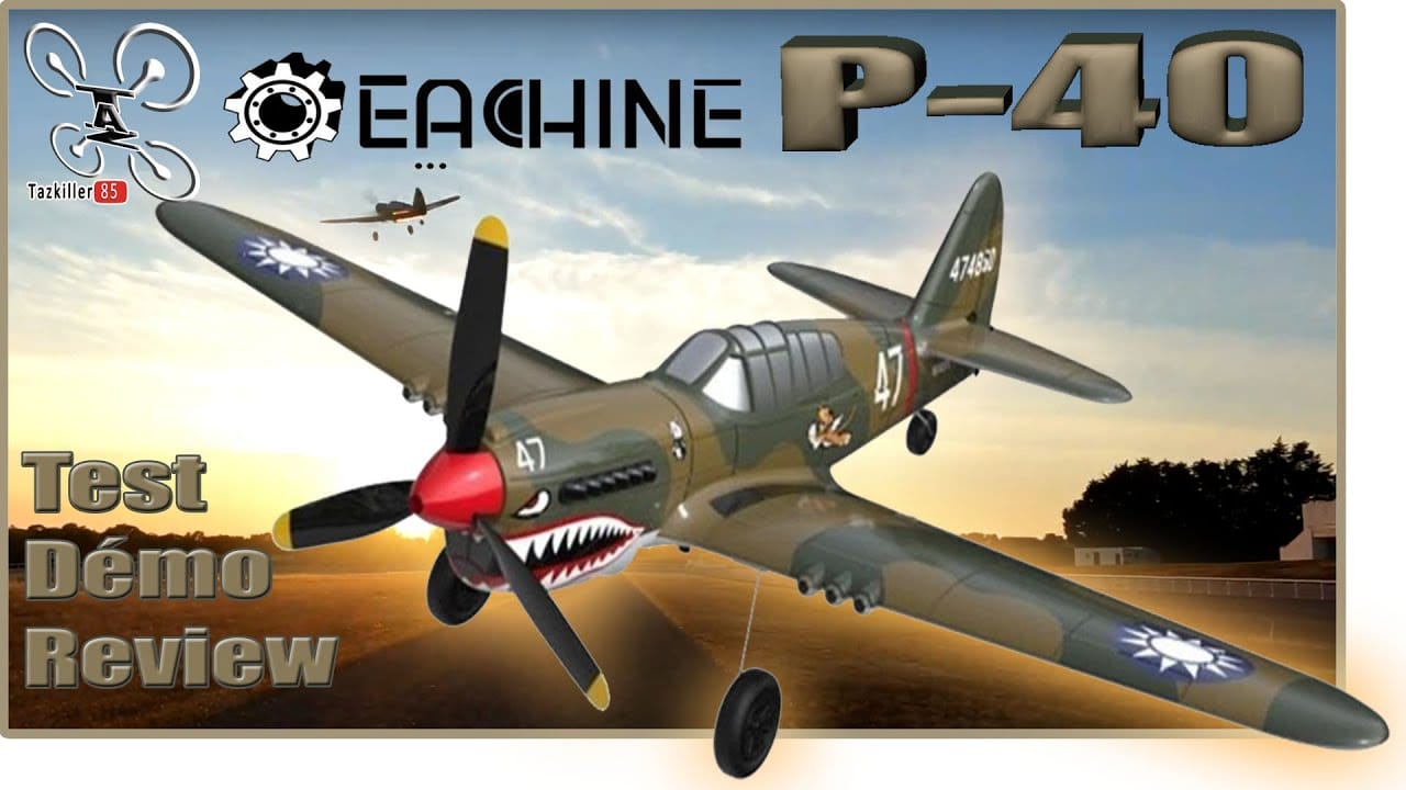 Eachine P-40 Avion débutant Mini CURTISS – Review Test Démo – Résultat Concours Permanent