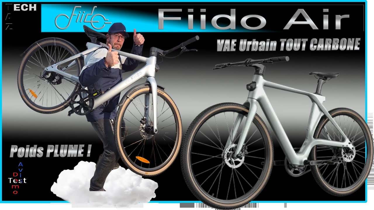 FIIDO AIR le VAE urbain tout carbone – Catégorie POIDS PLUME & High-Tech – Top ou Flop ?