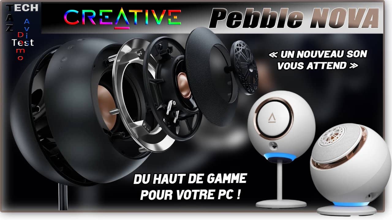 Creative Pebble Nova RGB 2.0, Test & Avis – Du haut de gamme pour PC – Concours de Noël !