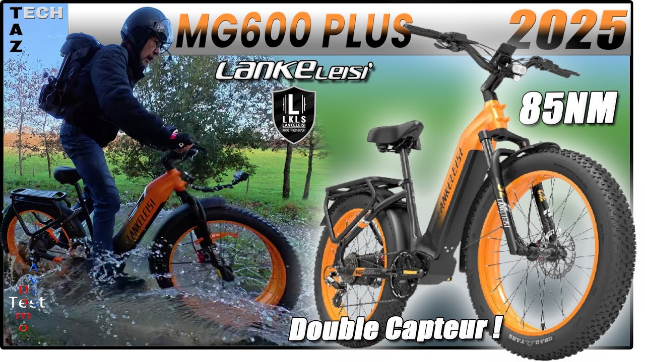Lankeleisi MG600 PLUS 2025 Fatbike très complet – De belles améliorations – Bonne chance !