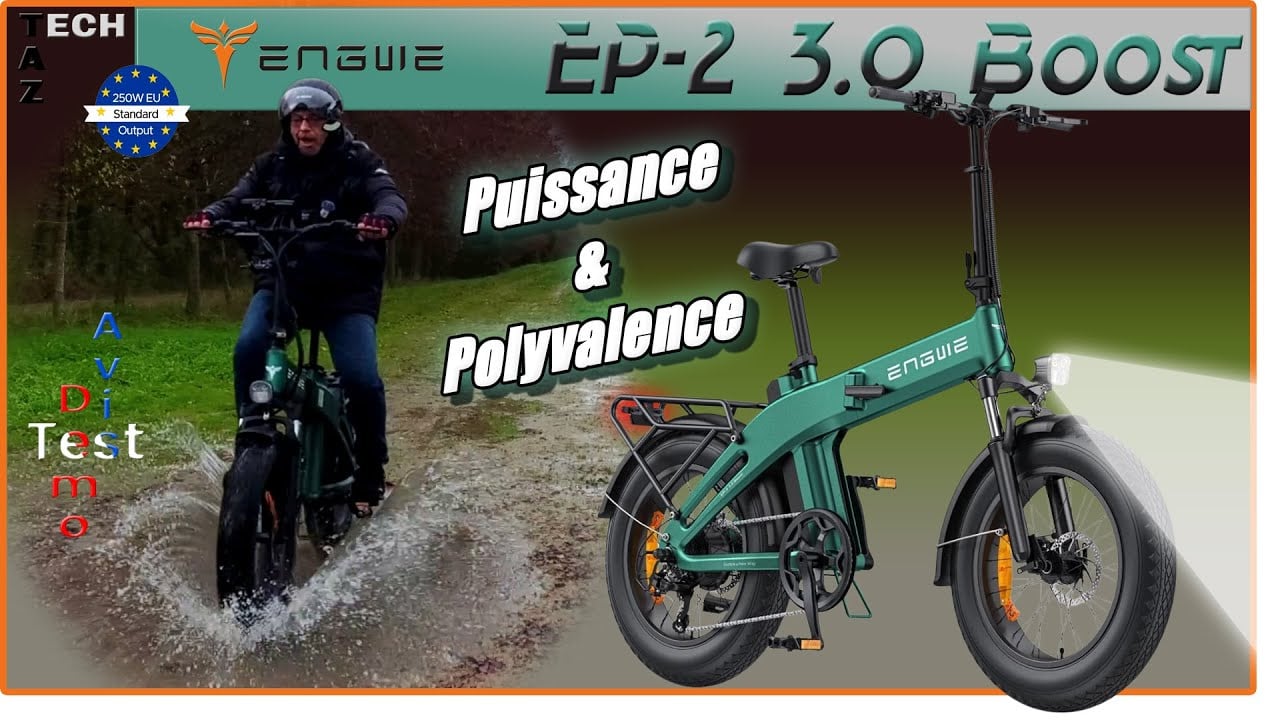 ENGWE EP-2 3.0 BOOST – Le petit FATBIKE SURPRENANT – Résultat du CONCOURS Vélo et Trott !!!