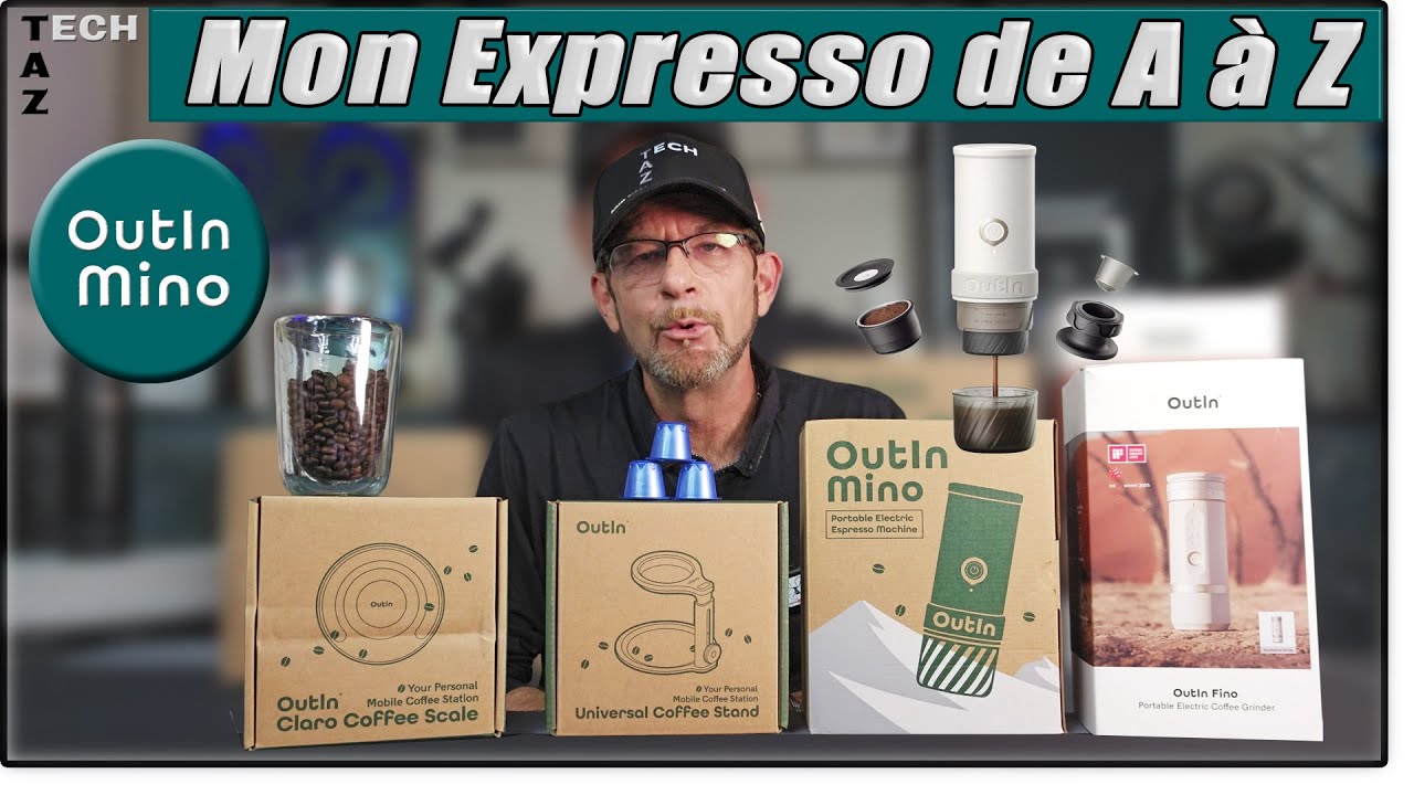 OutIn MINO, FINO & accessoires – Machine à Expresso portable – D’amateur à BARISTA !