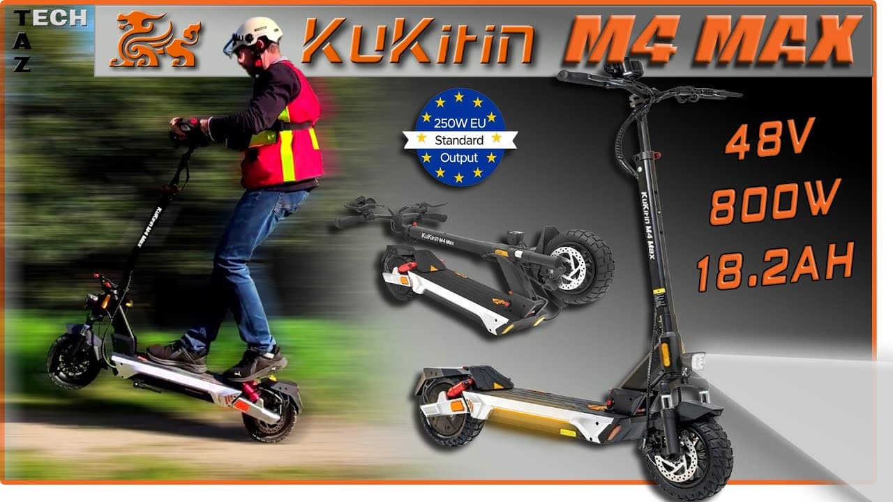 Kukirin M4 MAX Trottinette électrique 48V 18Ah 800W – Légale et Coupleuse – Bonne chance !