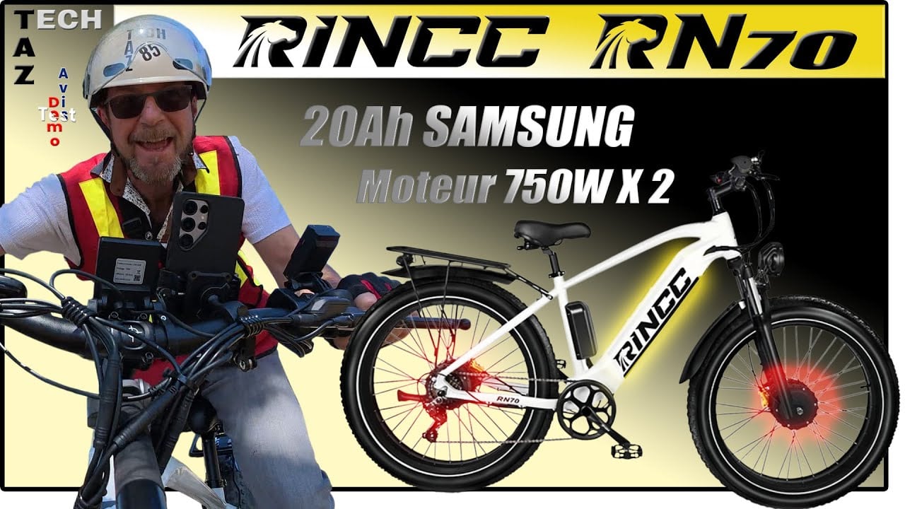 RINCC RN70 VTC Fatbike 26″ double moteur 1500W et 20Ah Samsung – 15èmè vidéo, bonne chance !