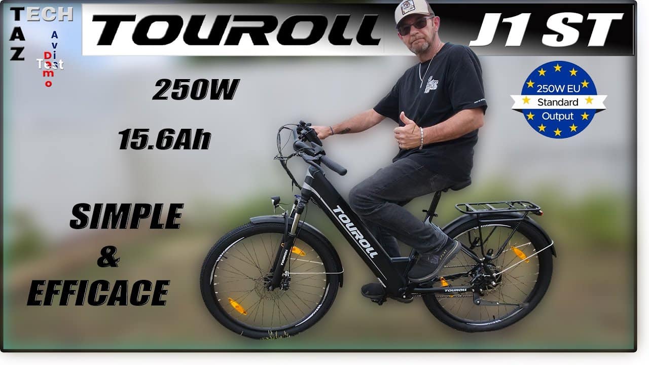 TOUROLL J1 ST,  VAE de ville premier prix – Test Démo Avis – Bonne chance !