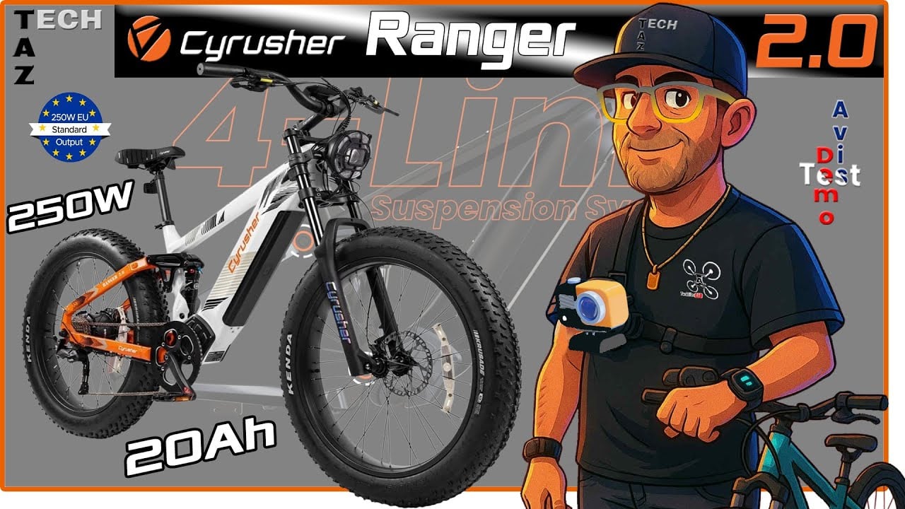 Cyrusher Ranger 2.0 Fatbike 26″ Suspendu et Suréquipé – Le MONSTRE docile et Légal !