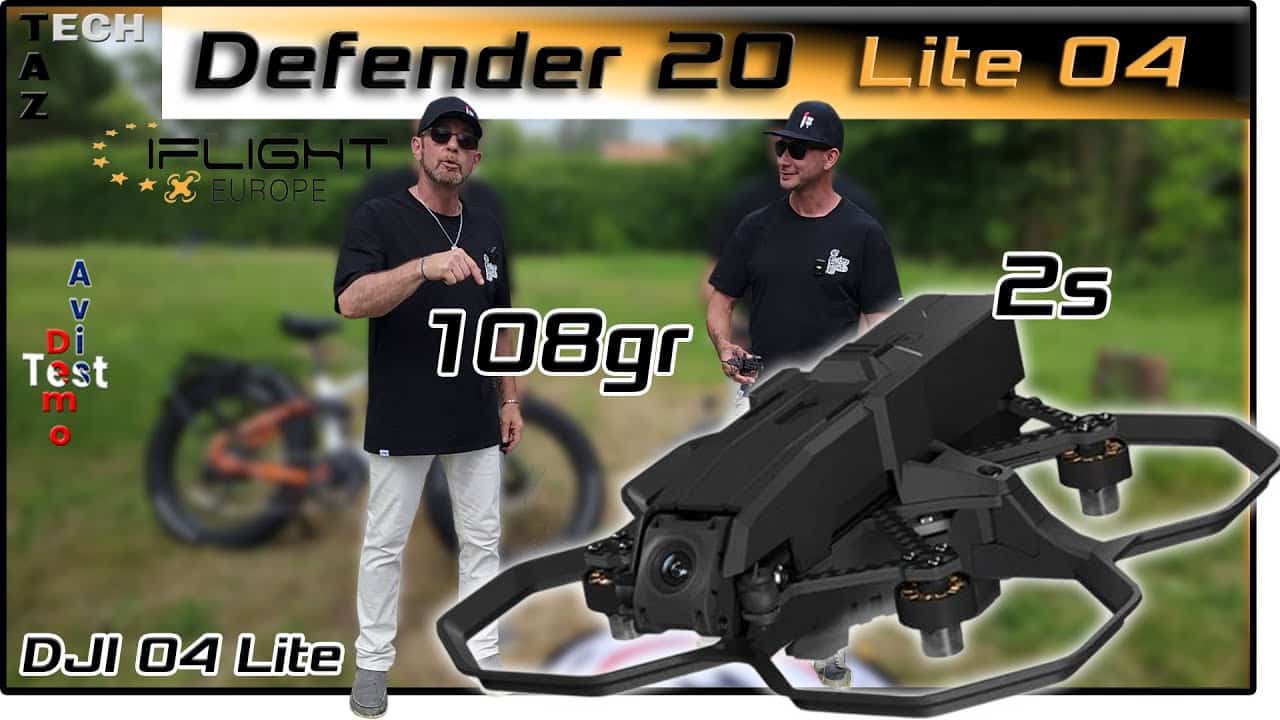 Defender 20 Lite O4 – Test Démo Avis – 108gr / 4K puissant et agile, c’est cadeau !