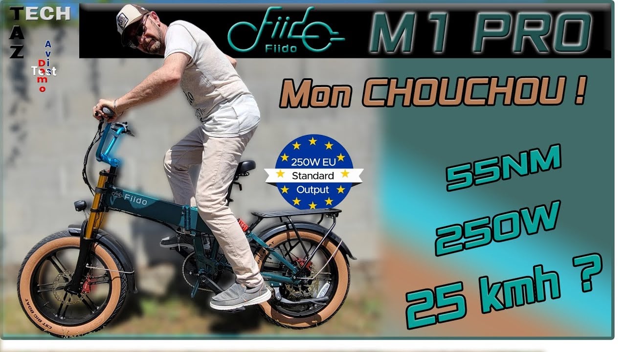 FIIDO M1 PRO 2025 VAE BMX – MON CHOUCHOU ! Autorisé Polyvalent et capteur de couple