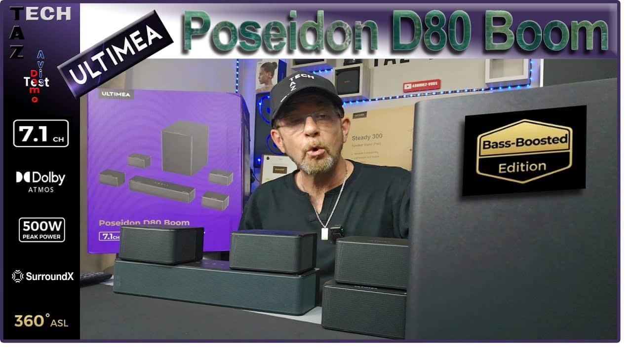 Ultimea Poseidon D80 BOOM 7.1 Dolby Atmos 460W – Test Démo Avis – Bel upgrade !