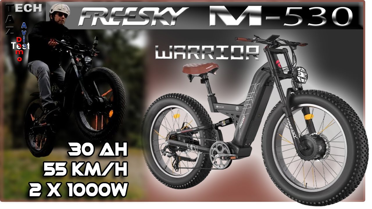 Freesky WARRIOR PRO M-530 – 2 MOTEURS, 2000 W, 30Ah – Test complet d’un Guerrier SURÉQUIPÉ !