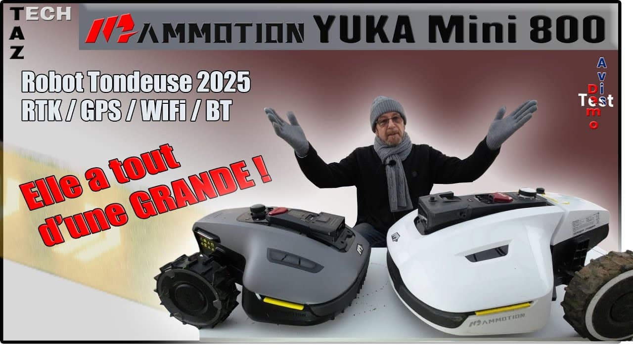 NOUVEAU robot Tondeuse Mammotion YUKA Mini 800 – Évolution intéressante ?