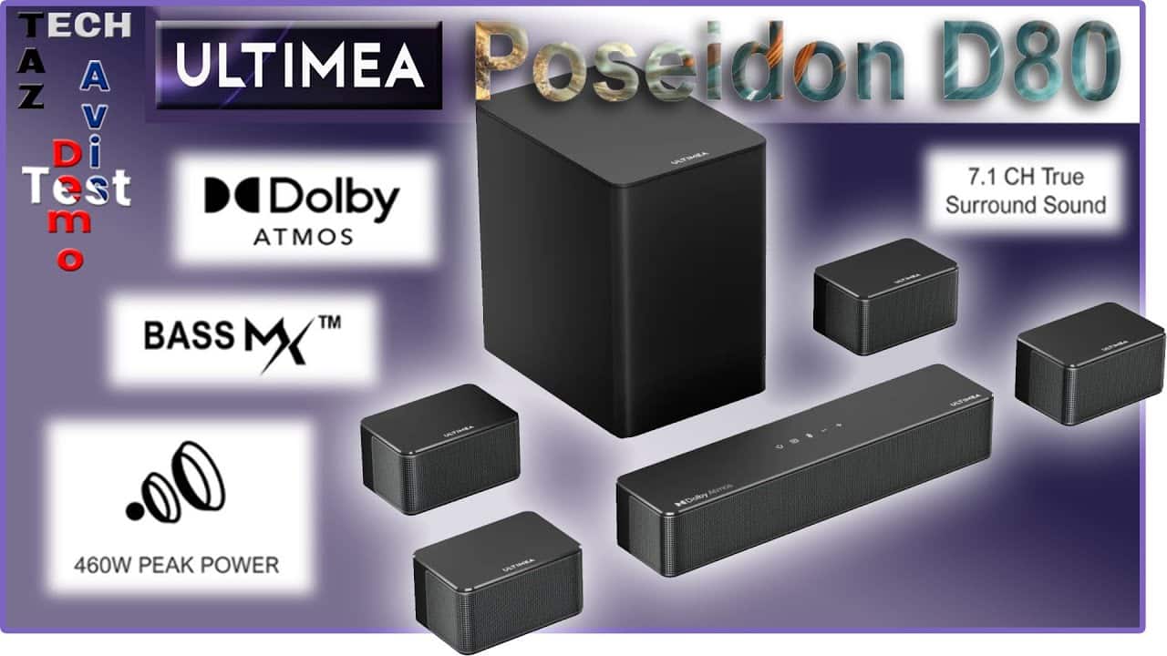 Ultimea Poséidon D80 7.1 DOLBY ATMOS – Test Démo Avis – Résultat du Concours !
