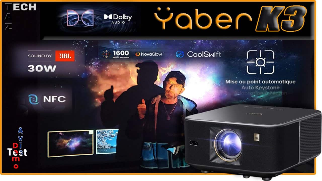 Nouveau Projecteur YABER K3 – Test Démo Avis – Des évolutions intéressantes et efficaces ?