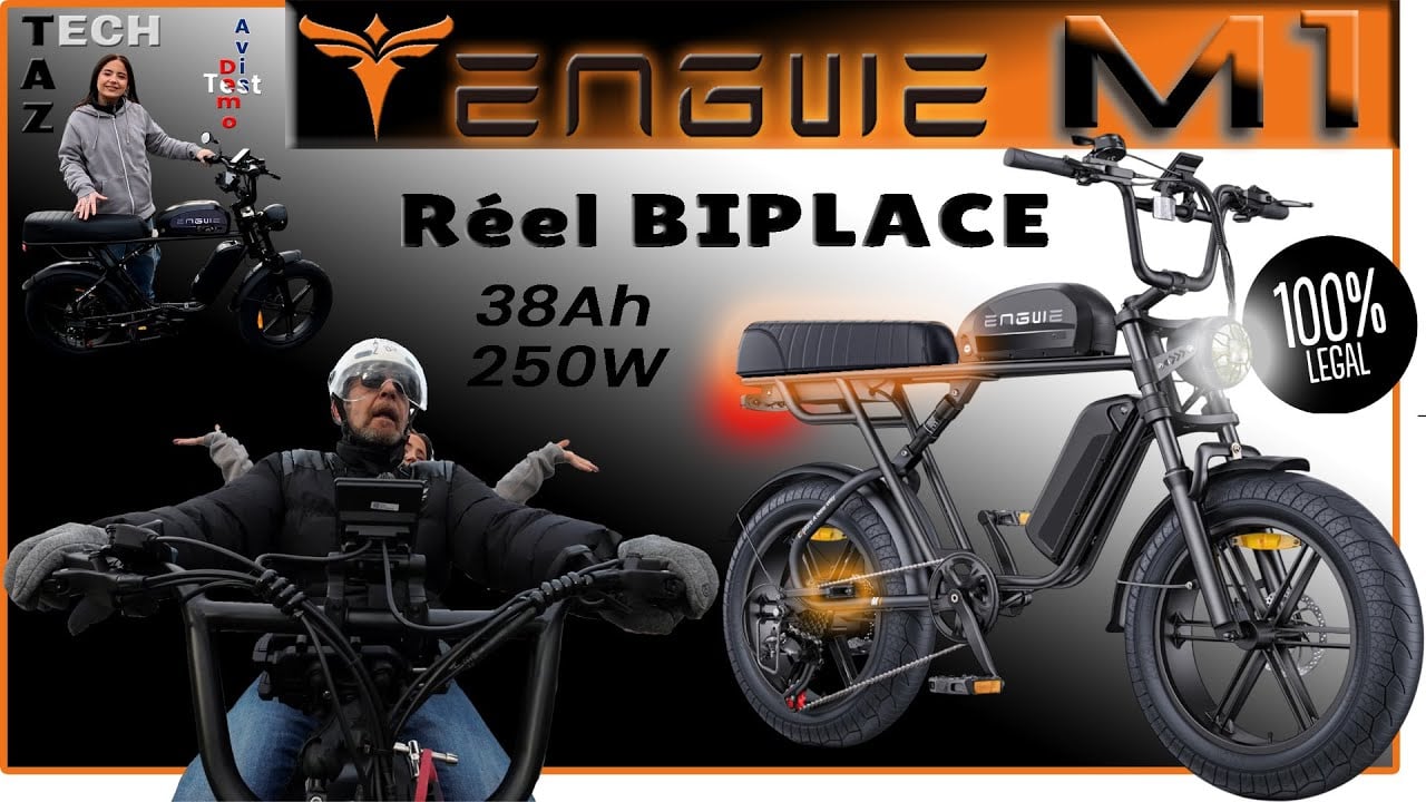 ENGWE M1 le 1er Fatbike BIPLACE 100% Légal – Mon petit COUP DE GUEULE !!!