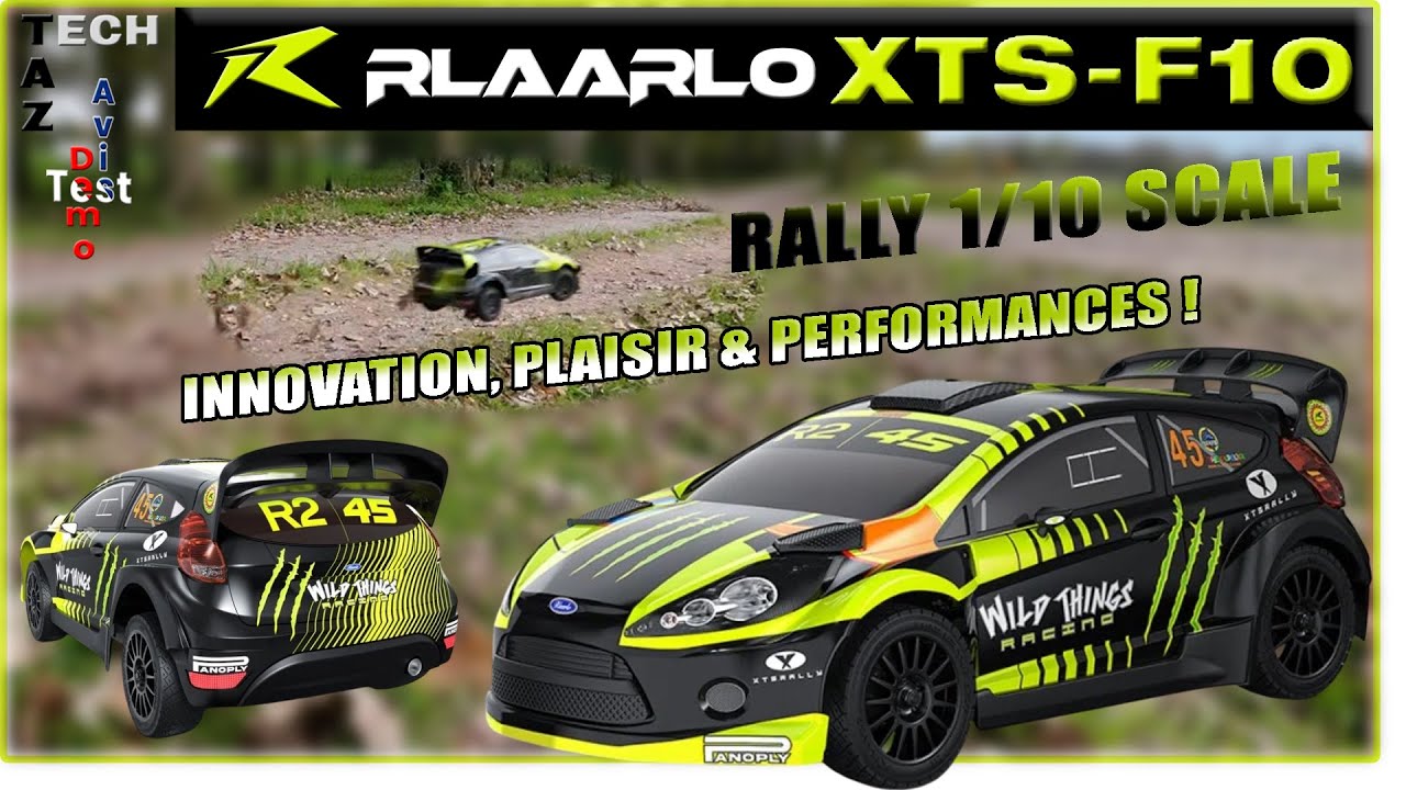 RLAARLO XTS F10 – 1/10 FORD FIESTA Rally Spéciale Anniversaire – Tests et découverte en LIVE !