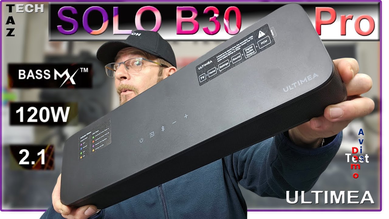 ULTIMEA SOLO B30 PRO – Barre de son Bluetooth avec caisson intégré – Gagnant du Hover X1 !