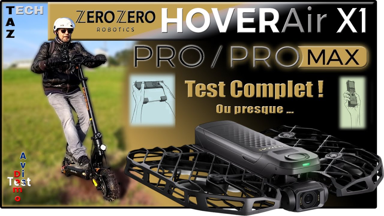 HOVERAir X1 PRO & PROMAX – Fonctions Tests Vitesse MAX – Un cadreur PARFAIT ?!