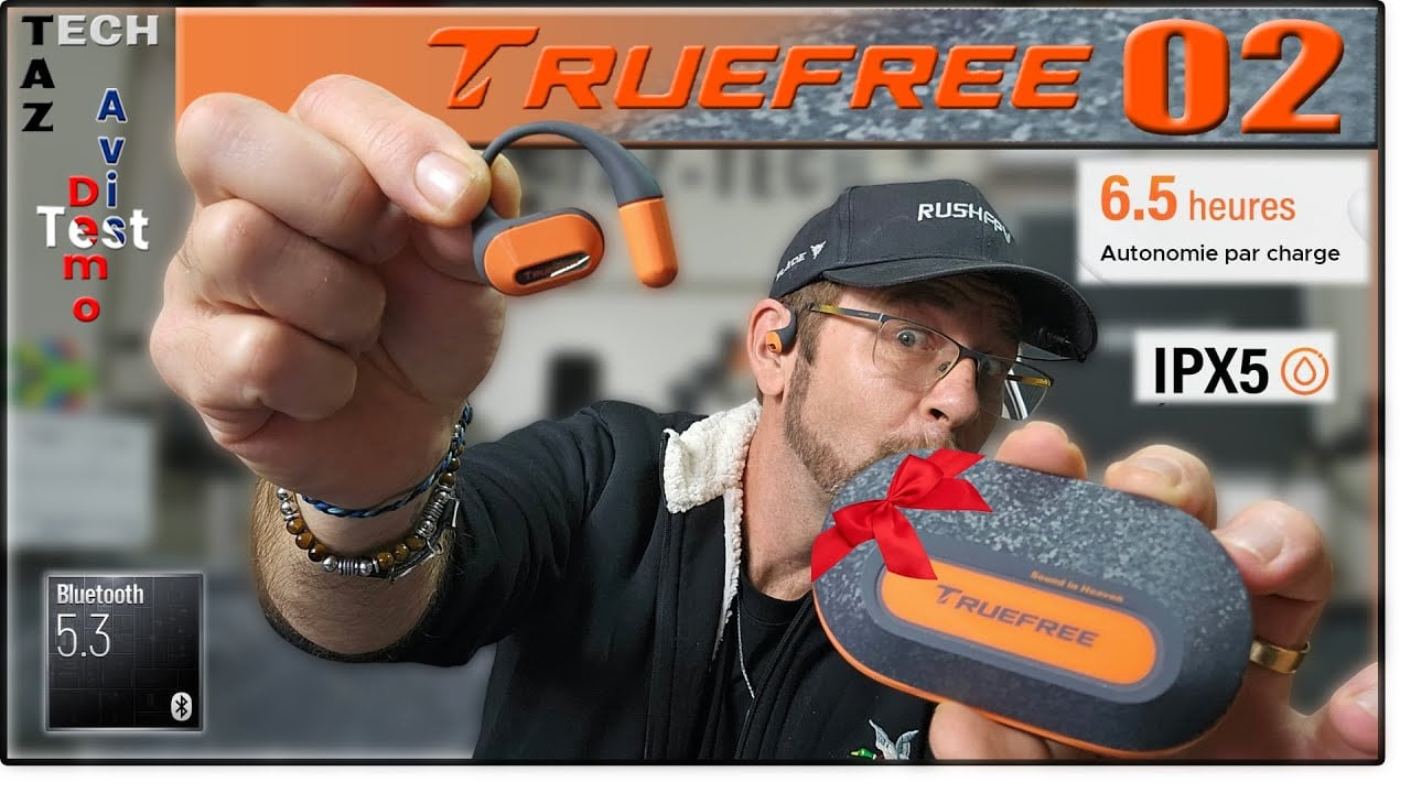 TrueFree 02  les nouveaux Écouteurs ouverts à petit budget – Top ou Flop –  C’est CADEAU 🎧 !!!