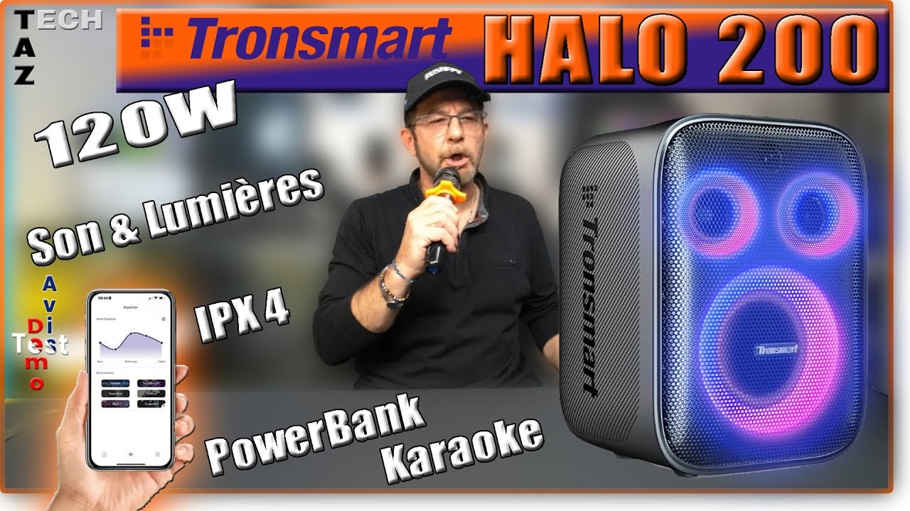 Tronsmart HALO 200 – 120W Karaoké 3 Way Sound System – Résultat du Concours !